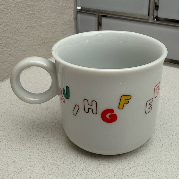 Vintage Walt Disney Productions Mickey Mouse Donald Duck Child Mug Porcelain - Picture 5 of 12